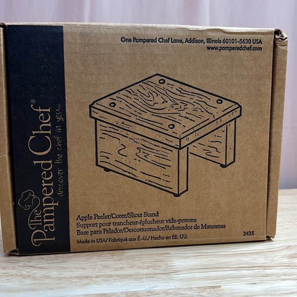 The Pampered Chef Kitchen The Pampered Chef Apple Peeler Standnib